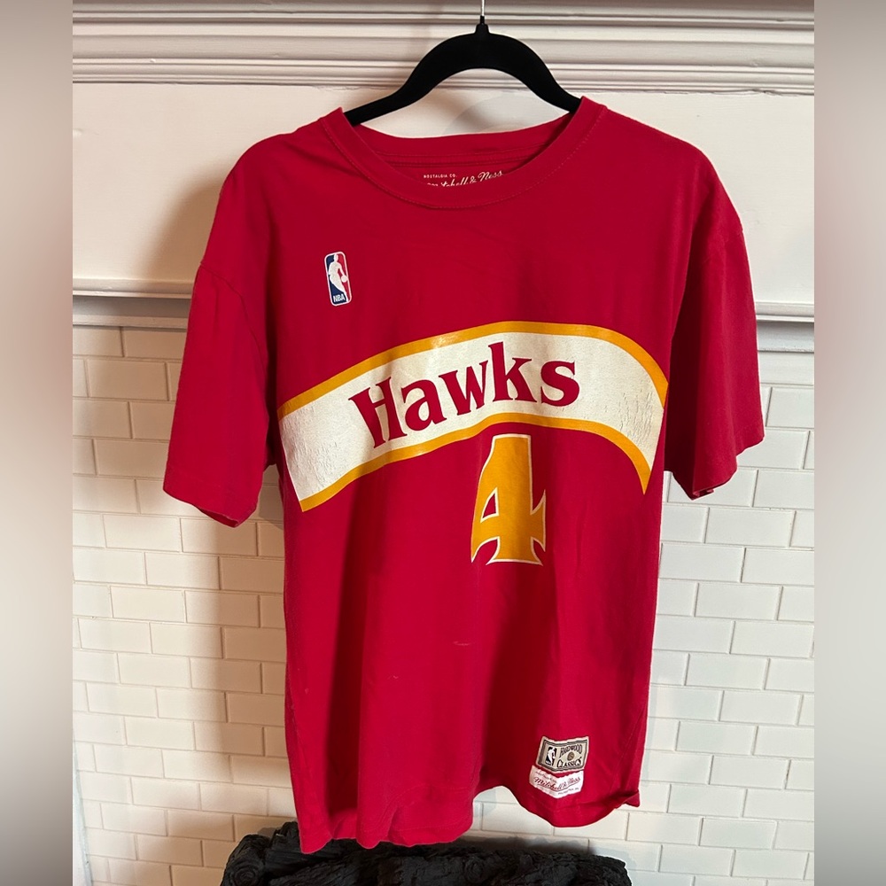 Mitchell & Ness Spud Webb Atlanta Hawks Hardwood Classics NBA Jersey